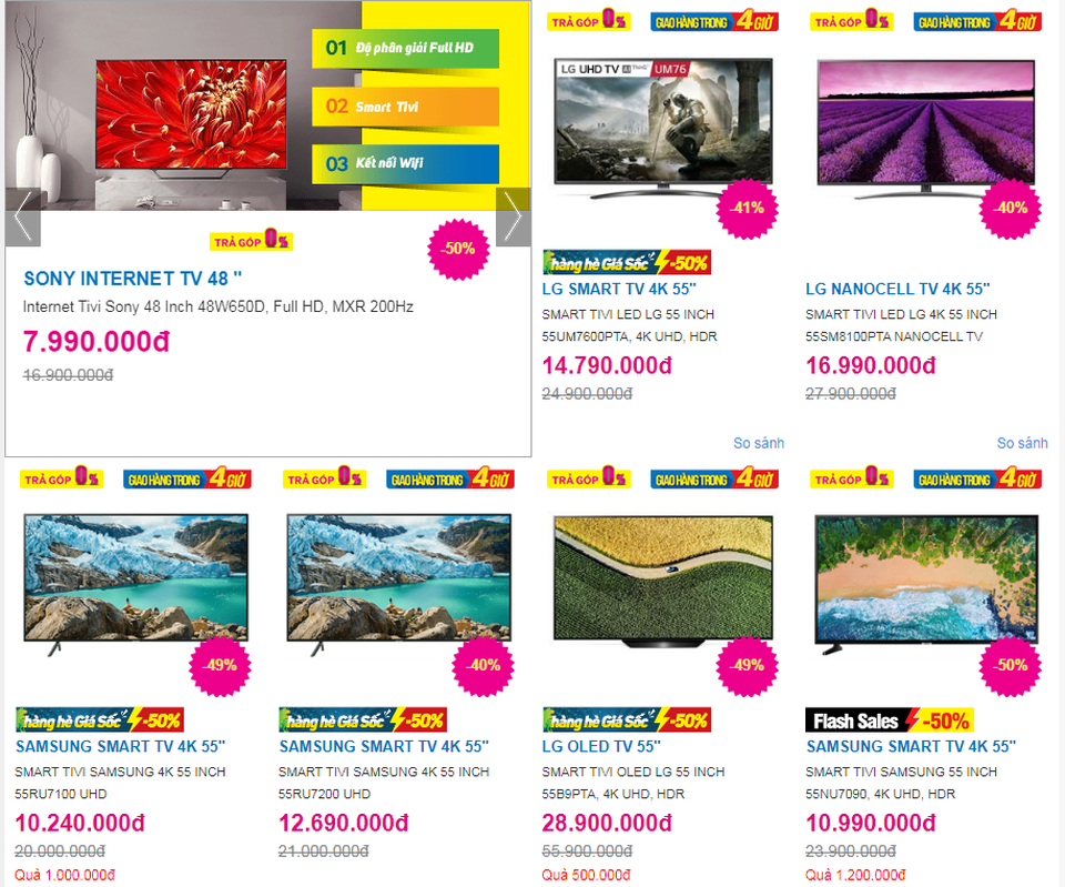 Thị trường TV đua nhau giảm giá trong tháng 6 - 3 Thị trường TV đua nhau giảm giá trong tháng 6 - 3