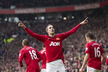 Van Persie kiếm thêm “chút tiền” nếu MU vô địch Premier League