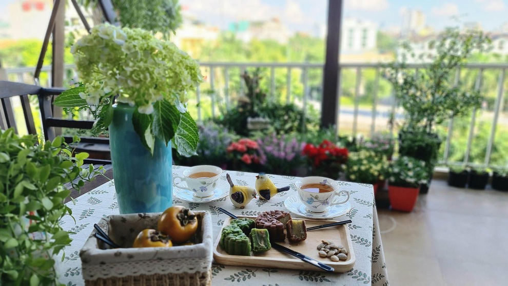 Vườn cổ tích hơn 20 loại hoa rực rỡ của nữ diễn viên tài năng ở Hà Nội - 10 Vườn cổ tích hơn 20 loại hoa rực rỡ của nữ diễn viên tài năng ở Hà Nội - 10
