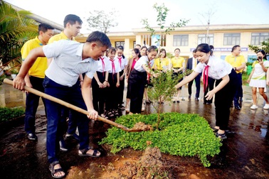 Nam A Bank chung tay vun trồng cây xanh và tri ân nhà giáo