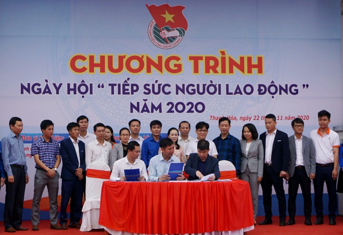 Thanh Hóa: Tổ chức ngày hội &quot;Tiếp sức người lao động&quot;  - Ảnh 1.