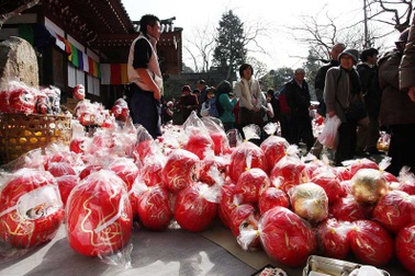 Đi chợ daruma lớn nhất Kanto, mua búp bê một mắt may mắn