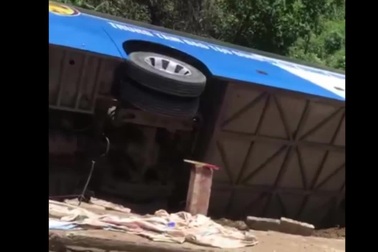 Hình ảnh ghi lại vụ tai nạn khiến một cầu thủ tử vong