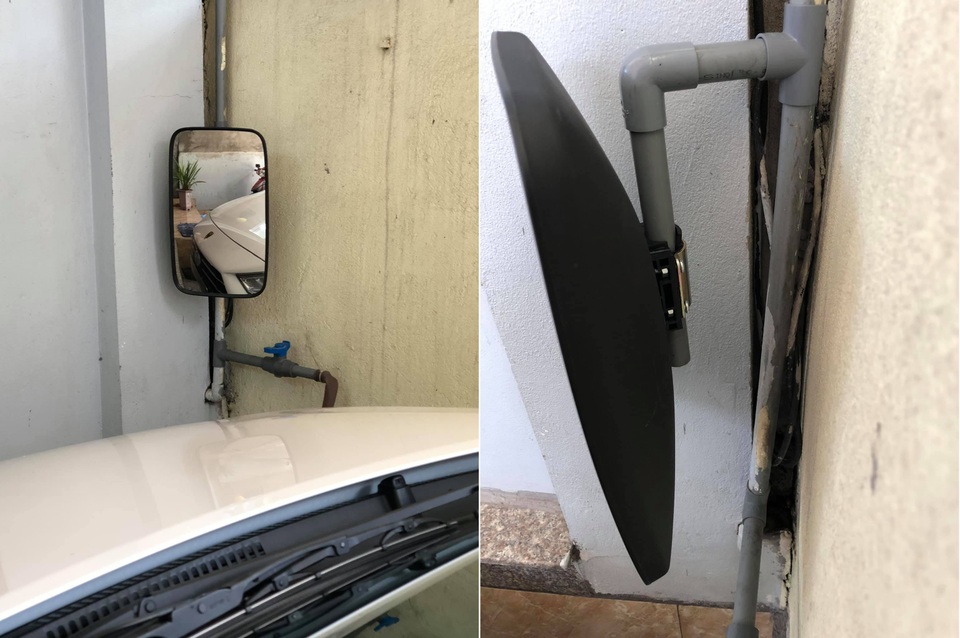 Tài xế Việt sáng tạo phụ kiện giúp đỗ xe “chuẩn từng centimet” trong nhà - 1 Tài xế Việt sáng tạo phụ kiện giúp đỗ xe “chuẩn từng centimet” trong nhà - 1
