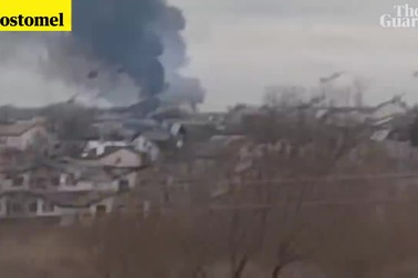 Trực thăng Nga giao chiến với lực lượng mặt đất ở Ukraine