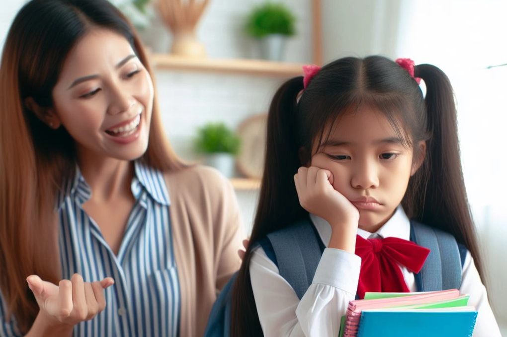 Bé gái lớp 4 phản ứng gay gắt, hỏi mẹ: Con đi học thêm vì ai? - 1