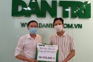 Chàng trai bị ung thư "cướp" đi một chân được bạn đọc giúp đỡ hơn 120 triệu