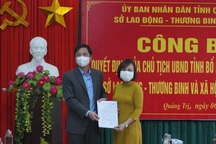 Quảng Trị: Bổ nhiệm nữ Phó Giám đốc Sở Lao động - Thương binh và Xã hội