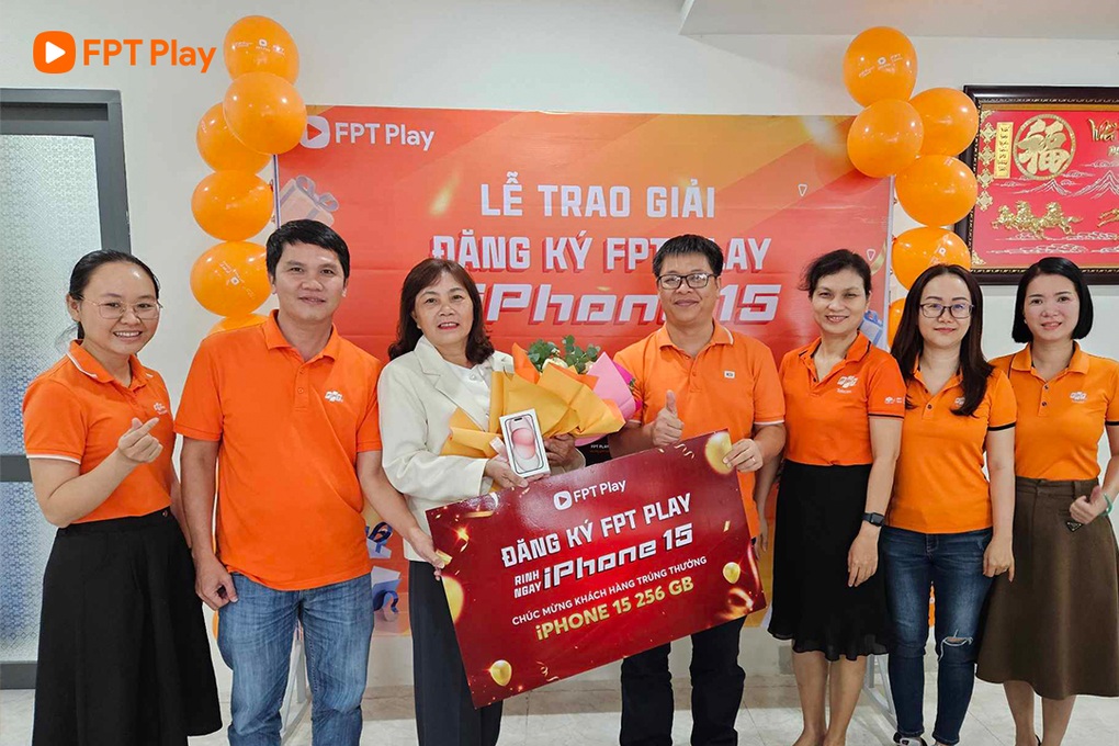 FPT Play trao thưởng 7 iPhone 15 trị giá 200 triệu đồng cho khách hàng - 2 FPT Play trao thưởng 7 iPhone 15 trị giá 200 triệu đồng cho khách hàng - 2