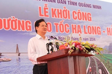 Thủ tướng phát lệnh khởi công đường cao tốc Hạ Long - Hải Phòng