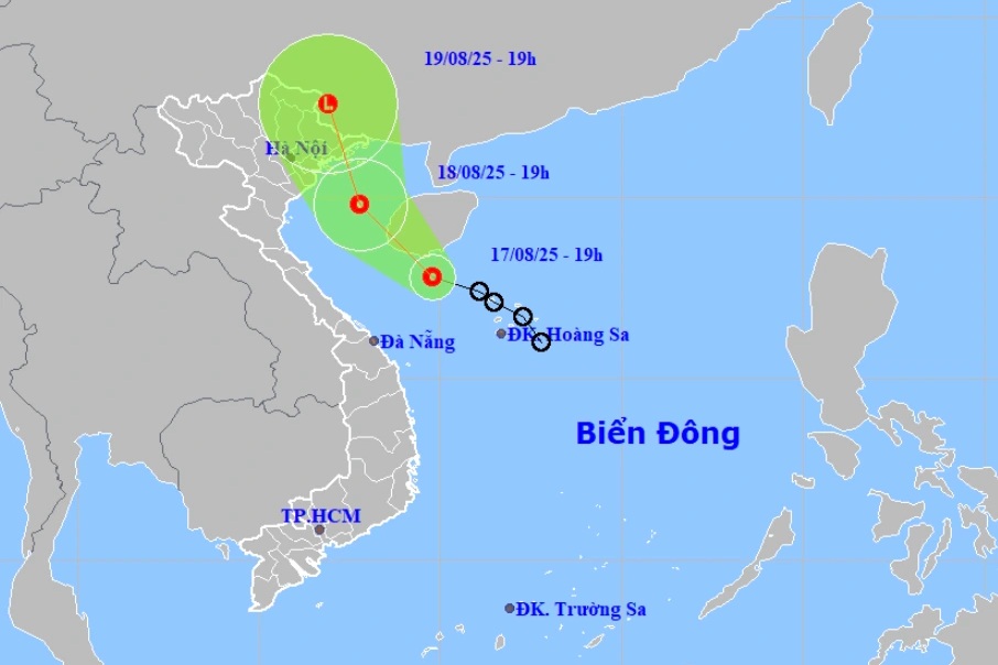 Nhiều khu vực chịu ảnh hưởng của áp thấp nhiệt đới - 1