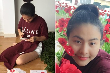 Vân Trang tự tay chuẩn bị cho đám hỏi