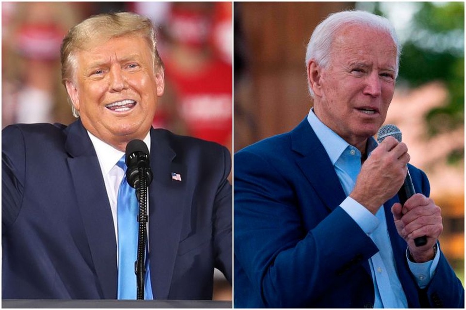 Bầu cử Mỹ 2020: Ông Trump thu hẹp cách biệt với ông Biden - 1 Bầu cử Mỹ 2020: Ông Trump thu hẹp cách biệt với ông Biden - 1
