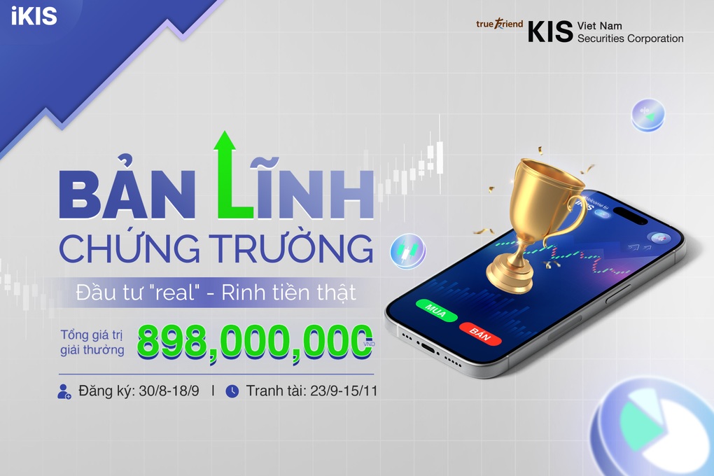 Chứng khoán KIS tổ chức cuộc thi Bản lĩnh chứng trường - 1 Chứng khoán KIS tổ chức cuộc thi Bản lĩnh chứng trường - 1