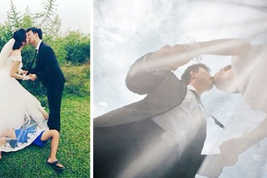 Sự thật chết cười đằng sau những bộ ảnh cưới đẹp long lanh