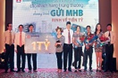 Lễ trao giải thưởng chương trình “Gửi MHB rinh về tiền tỷ"