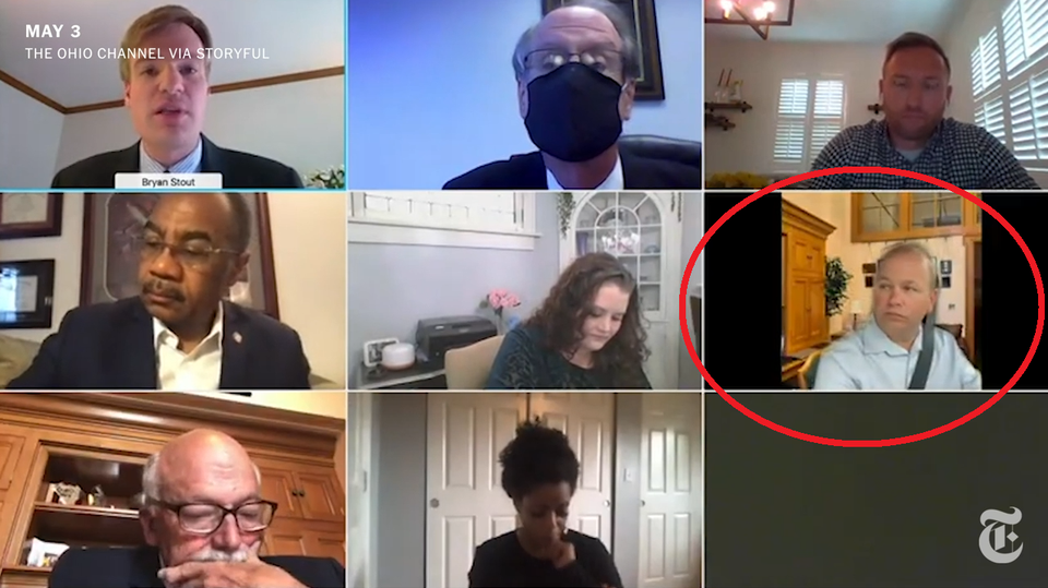 Nghị sĩ Mỹ và sự cố hy hữu khi họp trực tuyến - 1 Nghị sĩ Mỹ và sự cố hy hữu khi họp trực tuyến - 1