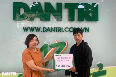 Được bạn đọc giúp đỡ, nam sinh viên xin ủng hộ 100 triệu đồng xây trường