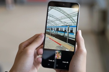 Tính năng Create Filter trên Galaxy A series giúp người dùng sáng tạo hình ảnh