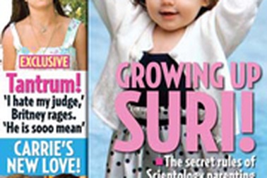 Suri Cruise hồn nhiên và đáng yêu trên Us Weekly