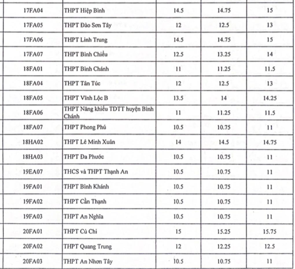 Hơn 3 điểm/môn vẫn đỗ vào lớp 10 trường THPT công lập tại TPHCM - 2 Hơn 3 điểm/môn vẫn đỗ vào lớp 10 trường THPT công lập tại TPHCM - 2