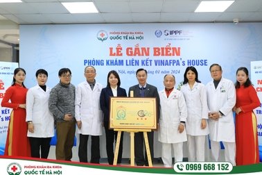 Phòng khám Đa khoa Quốc tế Hà Nội hợp tác VINAFPA's House chăm sóc sức khỏe cộng đồng