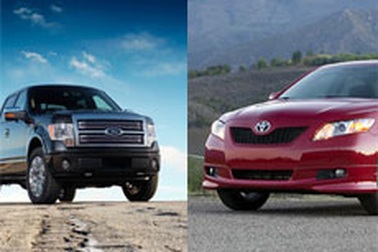 Toyota Camry đe doạ vị trí số 1 của Ford F-150