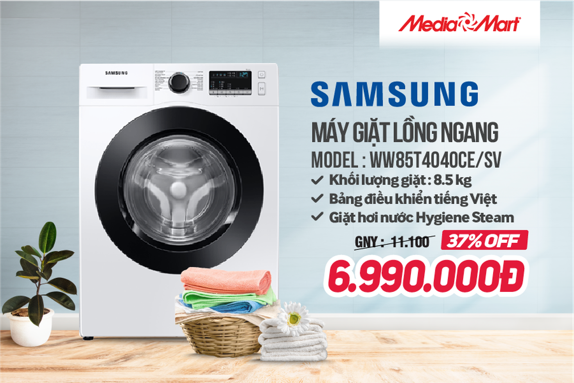 Top 5 máy giặt lồng ngang giảm giá mạnh trước Tết - 5 Top 5 máy giặt lồng ngang giảm giá mạnh trước Tết - 5