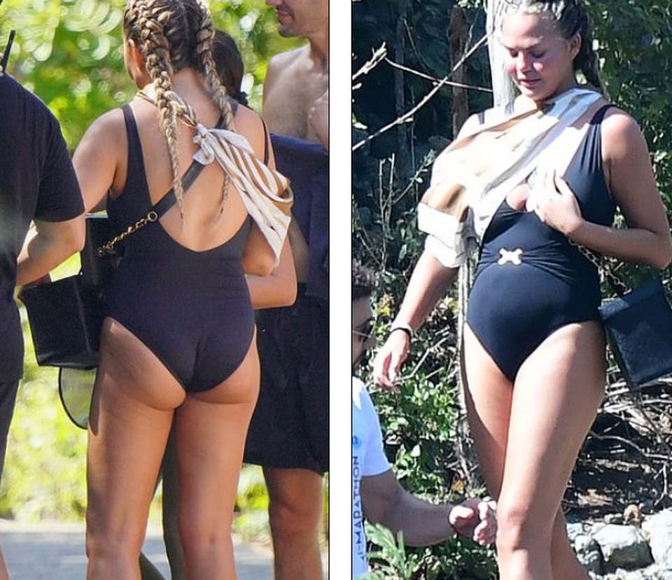 Siêu mẫu áo tắm Chrissy Teigen lộ dáng đẫy đà khi đi nghỉ giáng sinh - 1 Siêu mẫu áo tắm Chrissy Teigen lộ dáng đẫy đà khi đi nghỉ giáng sinh - 1