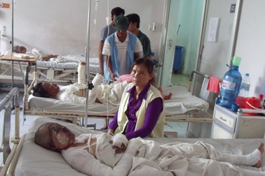 Hai nạn nhân đầu tiên vụ nổ bình dầu được xuất viện