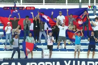 Bàn mở tỷ số của U22 Campuchia