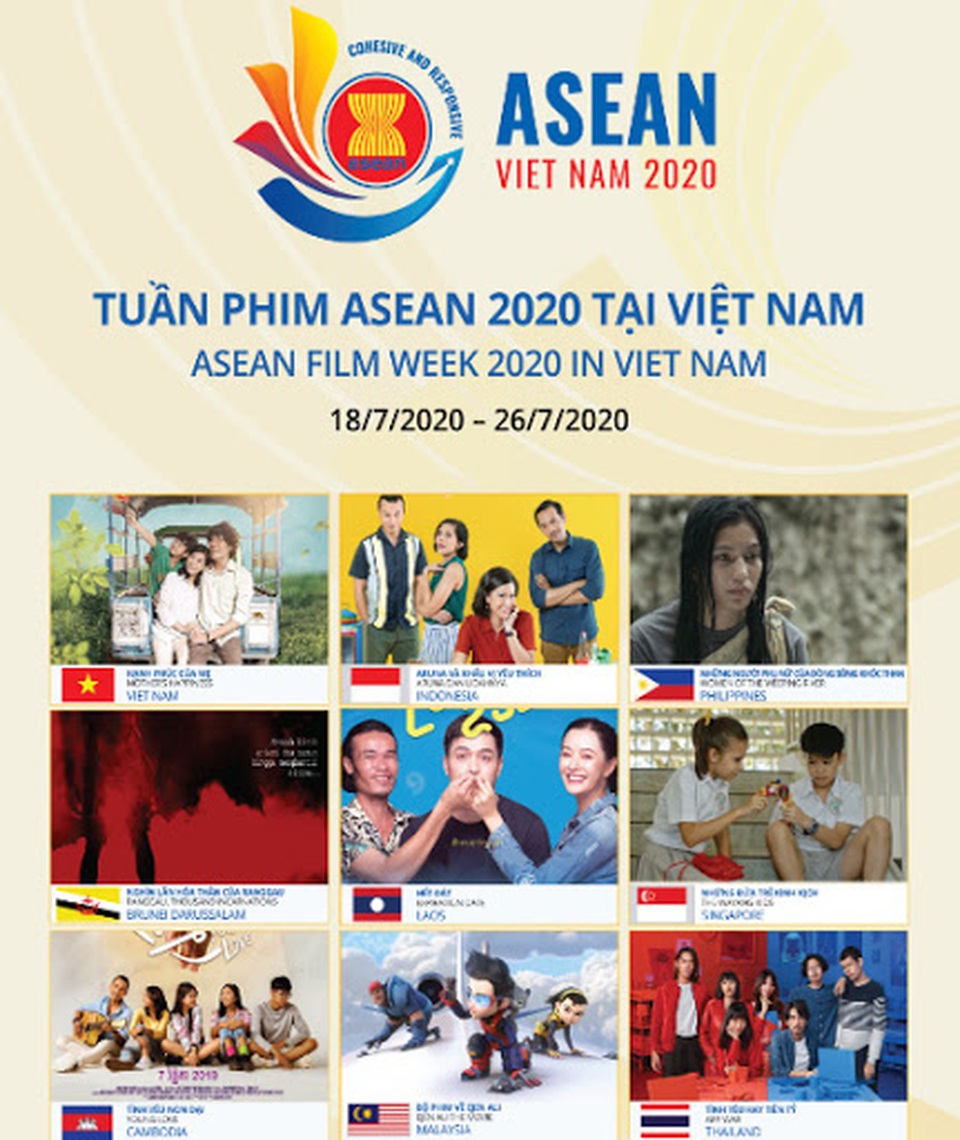 Công chiếu 9 bộ phim đặc sắc trong Tuần phim ASEAN 2020 - 1 Công chiếu 9 bộ phim đặc sắc trong Tuần phim ASEAN 2020 - 1