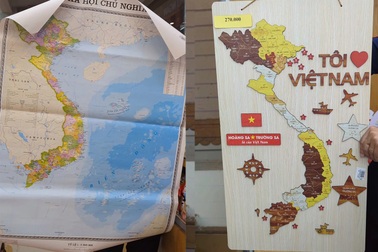 Giới trẻ đổ xô mua bản đồ Việt Nam làm kỷ niệm trước thông tin sáp nhập