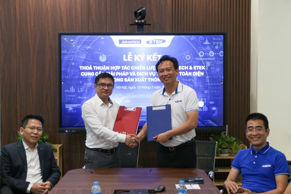 ETEK và Advantech ký thỏa thuận hợp tác chiến lược - 1 ETEK và Advantech ký thỏa thuận hợp tác chiến lược - 1