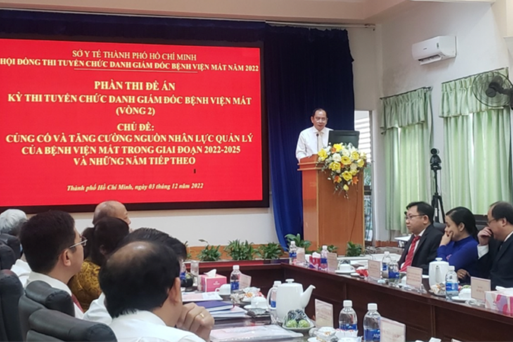 Đã tìm ra ứng viên cho chức Giám đốc Bệnh viện Mắt TPHCM - 1 Đã tìm ra ứng viên cho chức Giám đốc Bệnh viện Mắt TPHCM - 1