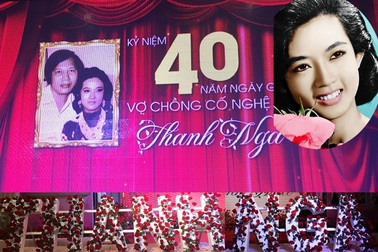 Lễ giỗ lần thứ 40 nghệ sĩ Thanh Nga tràn ngập hoa hồng