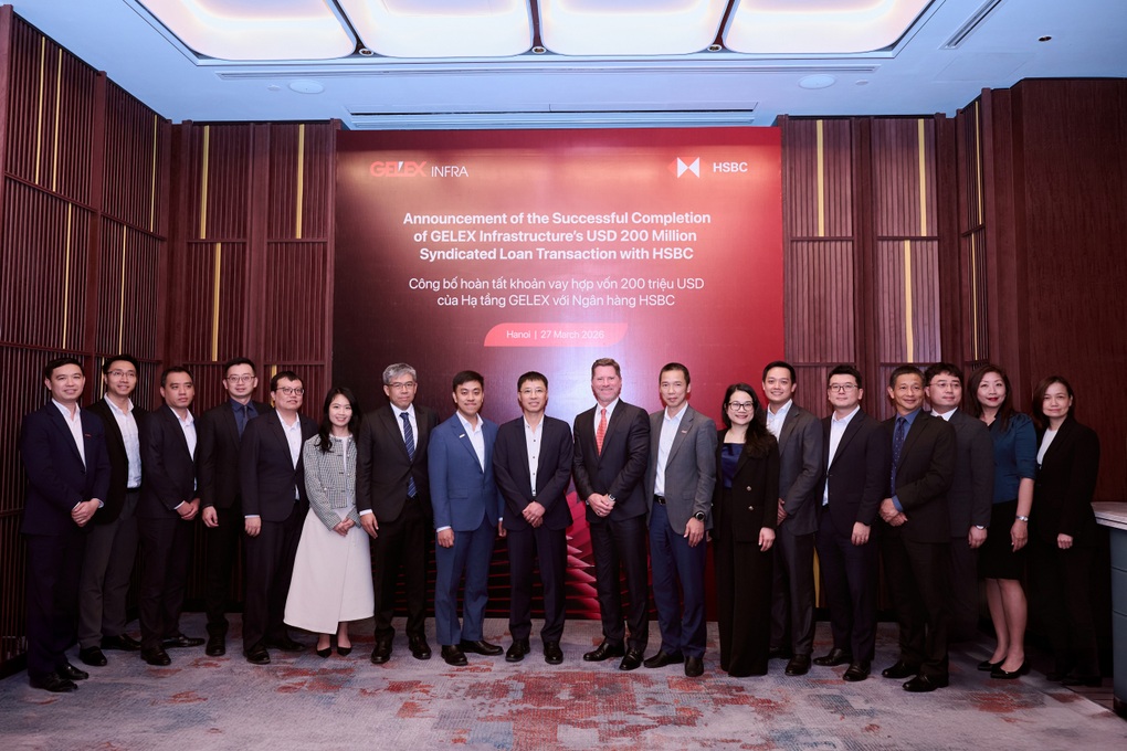 Công ty Hạ tầng GELEX hoàn tất khoản vay hợp vốn 200 triệu USD với HSBC - 1 Công ty Hạ tầng GELEX hoàn tất khoản vay hợp vốn 200 triệu USD với HSBC - 1