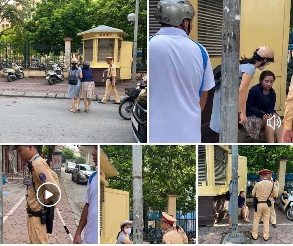 Hà Nội: Thực hư thông tin CSGT kéo ngã 2 cô gái đi xe máy - 1 Hà Nội: Thực hư thông tin CSGT kéo ngã 2 cô gái đi xe máy - 1