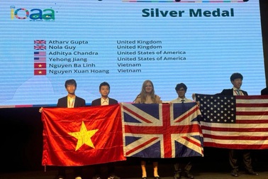 Việt Nam giành 5 huy chương Thiên văn và Vật lý Thiên văn quốc tế
