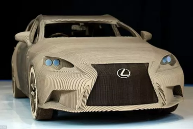 Có thể bạn không tin: Xe Lexus làm từ bìa carton