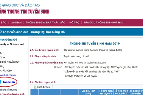 Vì sao trường Đại học Đông Đô lại ngang nhiên thông báo tuyển sinh văn bằng 2?