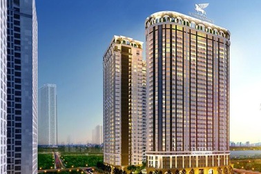 Cận cảnh dự án xanh bên trục đường nghìn tỷ quận Hoàng Mai