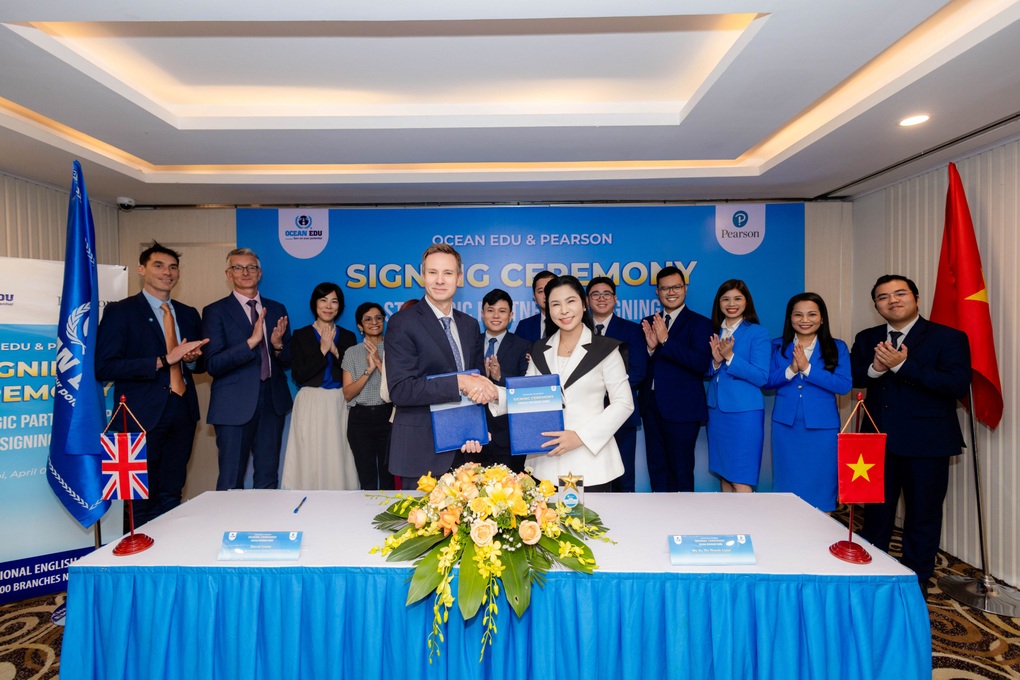 Ocean Edu hợp tác Pearson nâng tầm chất lượng đào tạo tiếng Anh - 1 Ocean Edu hợp tác Pearson nâng tầm chất lượng đào tạo tiếng Anh - 1