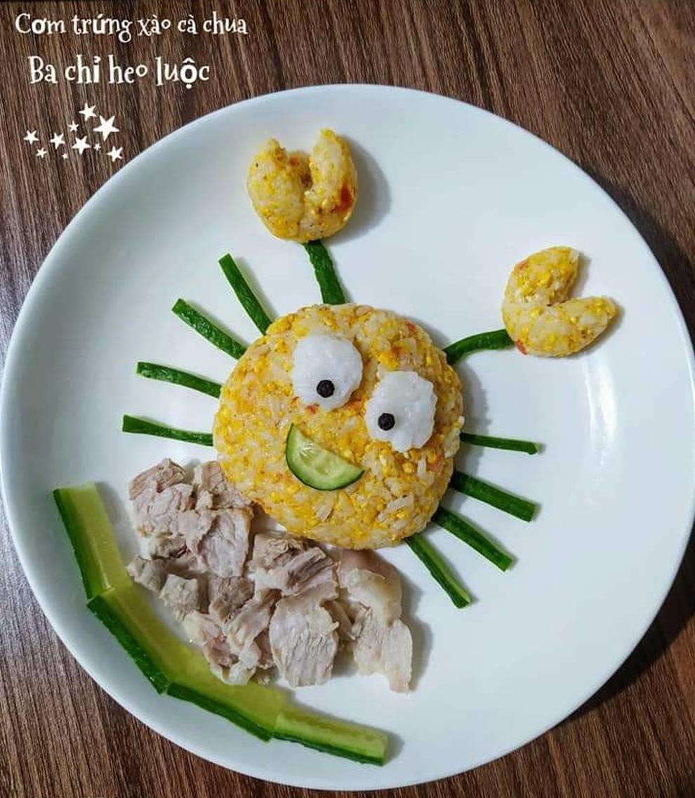 Những bữa ăn tạo hình ngộ nghĩnh giúp con ngon miệng của người mẹ xứ Huế - 5 Những bữa ăn tạo hình ngộ nghĩnh giúp con ngon miệng của người mẹ xứ Huế - 5