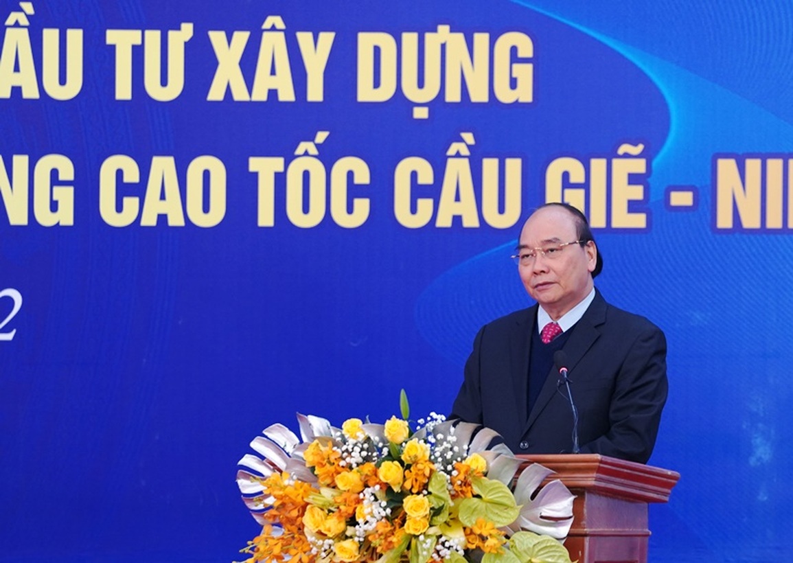 Chủ tịch nước dự lễ khởi công dự án nối hai đường cao tốc - 2 Chủ tịch nước dự lễ khởi công dự án nối hai đường cao tốc - 2