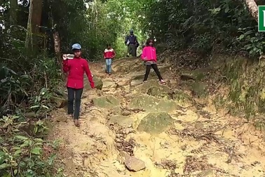 Clip: Những thầy cô băng rừng “cõng chữ” đến trường