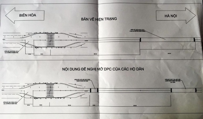 Phương án mở dải phân cách phía Đông trạm thu phí (ảnh: internet).