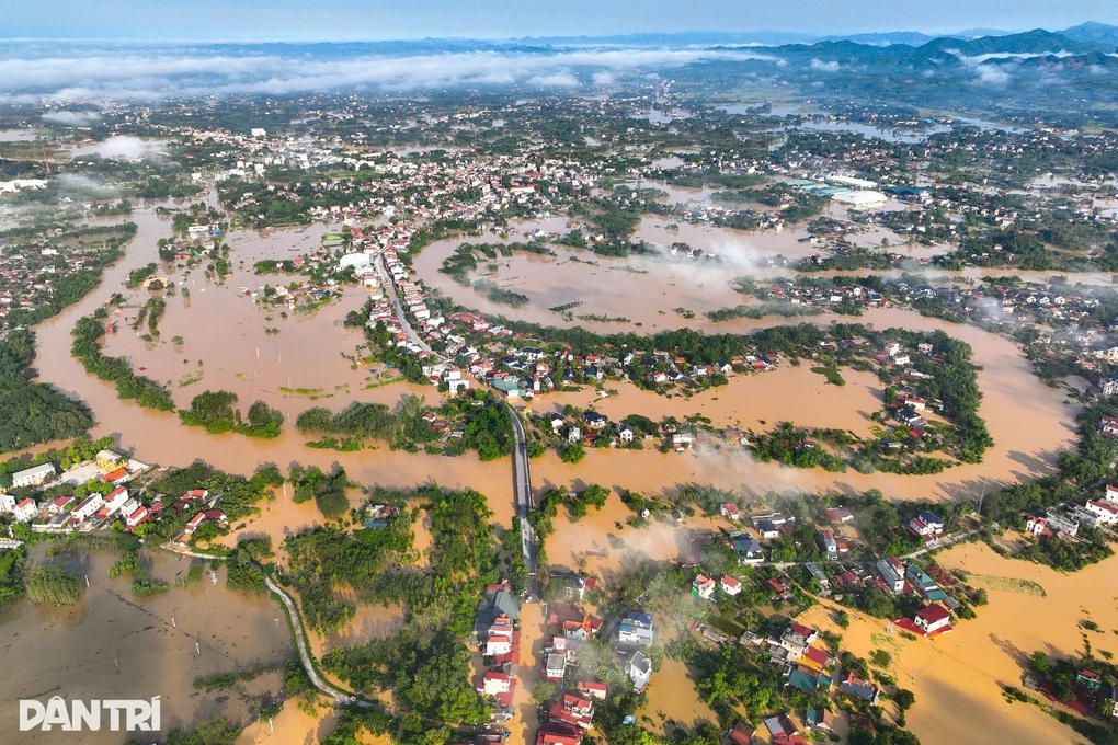 Lũ trên một số sông ở Hà Nội, Bắc Ninh đang lên, gây ngập nhiều nơi - 1 Lũ trên một số sông ở Hà Nội, Bắc Ninh đang lên, gây ngập nhiều nơi - 1