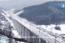 Tuyến đường sắt cao tốc đầu tiên chạy xuyên qua vùng đất lạnh -40 độ C
