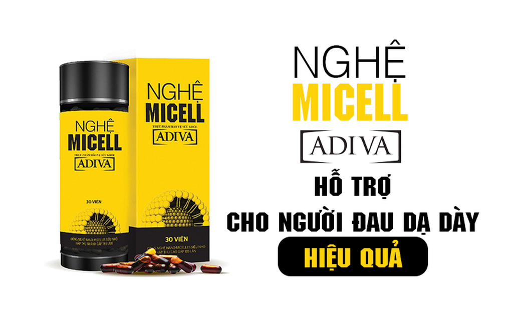 Sản phẩm nghệ Micell của Adiva công nghệ Nano - Micell hỗ trợ cho người đau dạ dày hiệu quả - 1 Sản phẩm nghệ Micell của Adiva công nghệ Nano - Micell hỗ trợ cho người đau dạ dày hiệu quả - 1